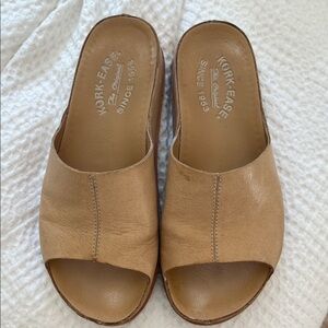 Kork-Ease Women's Tan Leather Sandals Size 6